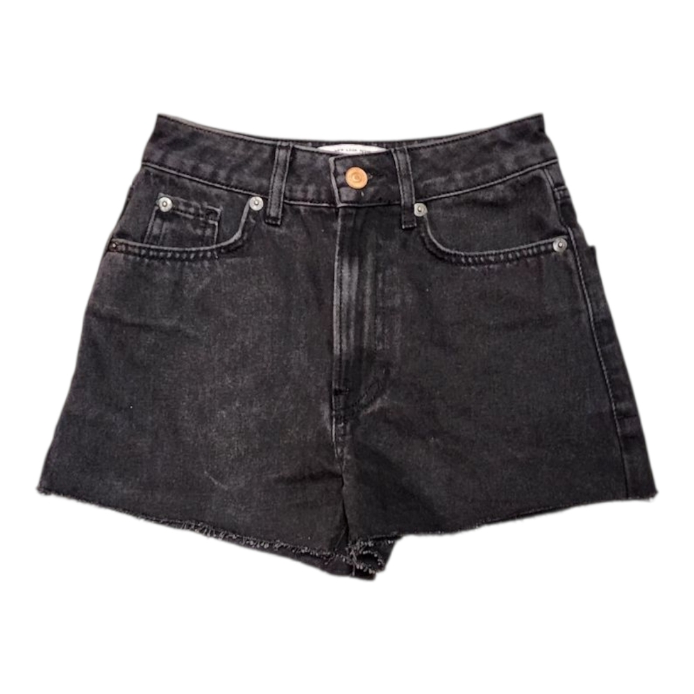 New Look * Black Jean Shorts Women 0 Petite NWOT